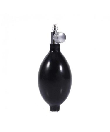 TOSSPER Replacement Black Manual Air Pump Inflation Sphygmomanometer Blood Pressure Latex Ball Bulb Air Release