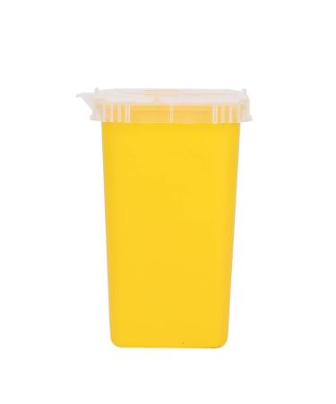 Storage Socket for Old Razor Blades | Portable Sharp Object Container | Yellow Razor Blade Disposal Bank - Buy Online on GoSupps.com