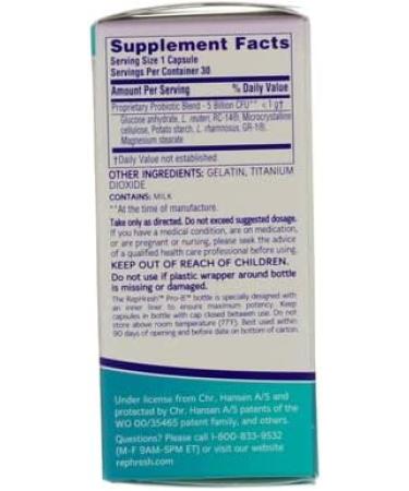 RepHresh Pro-B Vaginal Probiotic Supplement | 30 Count Bottle - Buy Online on GoSupps.com