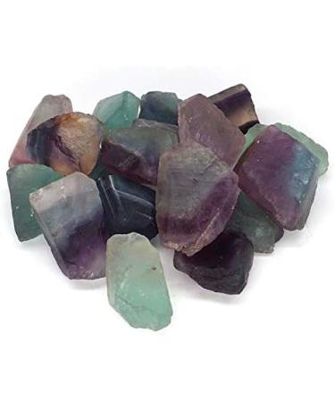 200g Tumbled Natural Colored Fluorite Crystal Stone Rough Raw Minerals Specimen - Buy Online on GoSupps.com