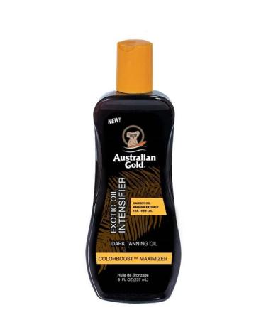 Australian Gold Dark Tanning Exotic Oil with Carrot Extract 8 Fl Oz - Pack of 1 - Buy Online on GoSupps.com