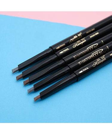 Clest F&H Auto Rotating Eyebrow Pencil Easy to Color Longwearing Eyebrow Pencil-Black - Buy Online on GoSupps.com