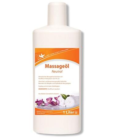 KK Hygiene Massage Oil Neutral | 1 liter bottle | Neutral oil for massage |