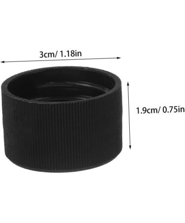 Beaupretty 100 Pi ces Bouchon De Bouteille D'aromath rapie Remplacement Du Dessus De Parfum Pendentif Parfum Aromath rapie Bouteille En Verre D'aromath rapie Bouteilles De Salon Black Pp - Buy Online on GoSupps.com