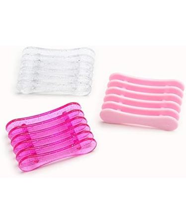 3 Colors Optional Equipment for Manicure School Nail Art Pen Display Tools Gel Nail Polish Stand Brush Holder Nagels Spulletjes - (Color: Pink) - Buy Online on GoSupps.com