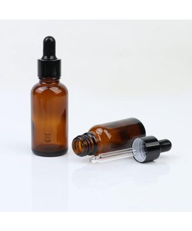 12 Pack 20 ml Empty Bernstein Glass Essential Oil Bottles with Glass Pipettes - Ideal for Oils & Liquids - Buy Online on GoSupps.com