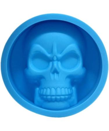 HOMSFOU Mini Muffin Silicone Baking Cup nonstick Pie Pans Silicone Muffin molds Oven Cookie pan Silicone Candy molds Halloween Cake Halloween Candy molds Home Pancake self Made Bread medium Blue - Buy Online on GoSupps.com