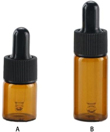 FIOERDTUIE 20pieces Eco-friendly Mini Dropper Bottle Easy To Clean And Refill For Essential Oils Portable Dropper Bottle Glass 5ml - Buy Online on GoSupps.com