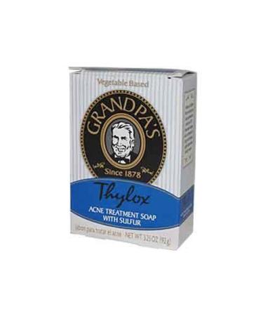 Pack of 3 Thylox acne treatment soaps with sulfur - 92 g