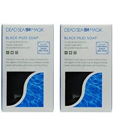  Dead Sea Spa Magik Set of 2 Dead Sea Spa Magik Black soaps 100g - Buy Online on GoSupps.com