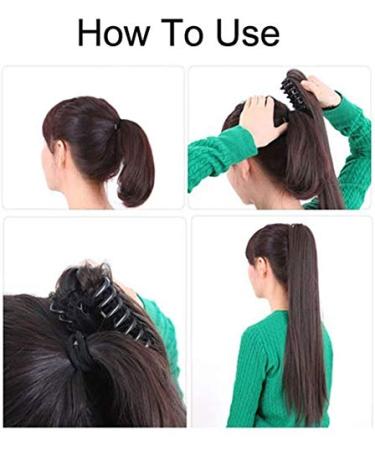 Sego Ponytail Braid Extension - 66 cm Wavy Human Hair - Airy Blonde Mix for Voluminous Style - Buy Online on GoSupps.com