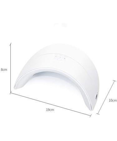 36W UV/LED Lamps for Gel Nails Nail Dryer Curing Lamp with 3 Timers Auto Sensor USB Plug Carry Convenient Nail Lamp for Gel Nail Polish Dryer 4 - Buy Online on GoSupps.com