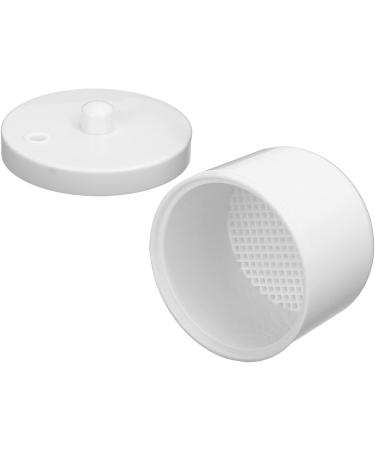 Portable Nail Art Cleaning Box Manicure Tools Cleaning Container Nail Art Tool Cleaning Cup for Nail Art Tool(white) - Buy Online on GoSupps.com