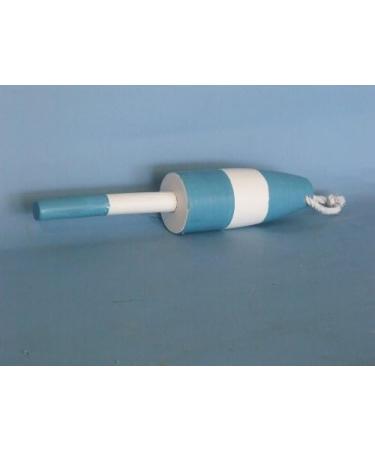 Hampton Nautical Wooden Light Blue Cape Rock Lobster Trap Buoy 15 - Coastal Home Decor - Buy Online on GoSupps.com