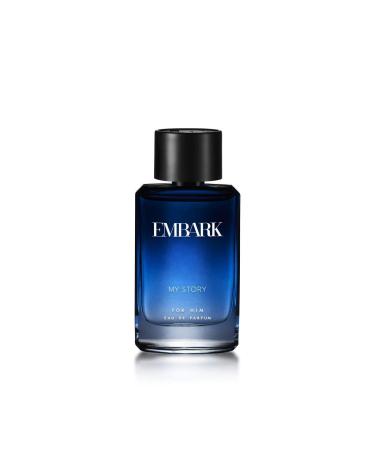 EM'BARK My Story Perfume for Men | Premium Eau de Parfum | Aquatic and Citrus Fragrance | 100ml (3.4 Fl Oz) - Buy Online on GoSupps.com