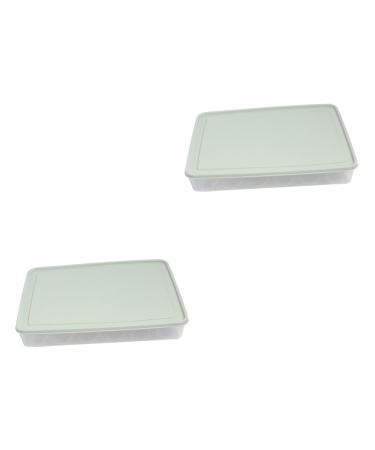 OSALADI 24 Egg Tray 2 Pcs 24 Egg Container Egg Rack for Refrigerator Egg Tray Egg Holder Eggs Superimposed re-usable