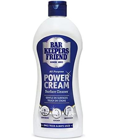 Bar Keepers Friend All Purpose Cleaning Bundle-1x Stain Remover Multi Surface Cleaner Powder 250g 1x All Purpose Power Cream Surface Cleanser 350ml | 2x Washable Sponge Wipes - Buy Online on GoSupps.com