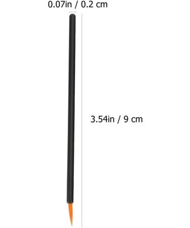 FOMIYES 200 Pcs Disposable Eyeliner Brush Tools Professional Cosmetic Applicator Woman Hard Head 9x6.5cmx2pcs Blackx2pcs - Buy Online on GoSupps.com