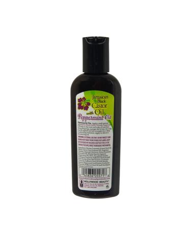 Hollywood Beauty Jamaican Black Castor Oil with Peppermint Oil 3 Oz (Pack of 2) - 6 Fl Oz Total - Buy Online on GoSupps.com