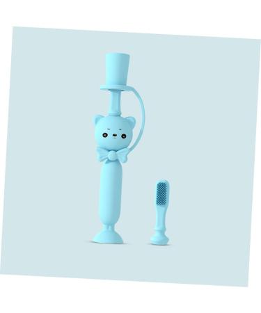 Minkissy Silicone Baby Toothbrush - Children's Oral Care & Training Toothbrush with Caricature Design for Safe & Fun Brushing - Buy Online on GoSupps.com