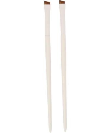 Makeup Eyeliner Brush 2pcs Eyeliner Brush Cosmetic Tool Ultra Thin Precise for Office - Buy Online on GoSupps.com