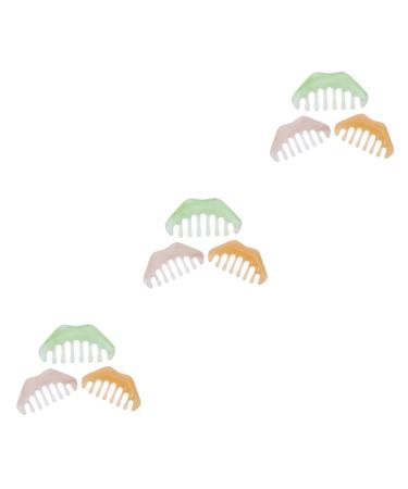 FOMIYES 9 STK Massagekamm Gua Sha comb for the scalp men's combs for hair acupuncture point Schabewamm triggerpunkt tool massage device for resin scratch chinese style women