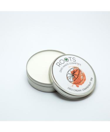 ROOTS Zero Waste Cosmetics Natural Grapefruit Deodorant Cream ROOTS Zero Waste Cosmetics