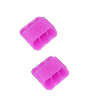 Healvian 2pcs cleaning brush take a bath bath brush tub scrubber massage brush purple