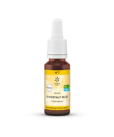 Original Bach Flower Drops No. 7 Chestnut Bud by Lemon Pharma Organic & Vegan