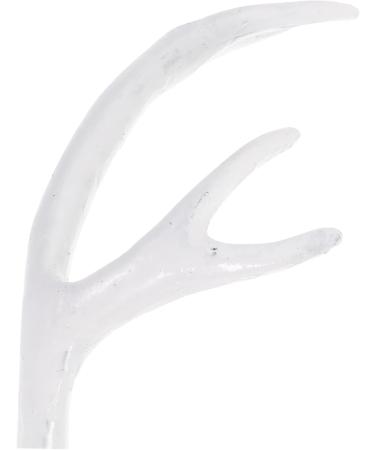 ABOOFAN 2 Pairs Christmas Flocked Antlers Hair Clips Headbands Handmade Diy Materials Headdress Diy Parts Diy Simulated Antlers Diy Deer Horn Hair Accessories White Artificial Flocking - Buy Online on GoSupps.com