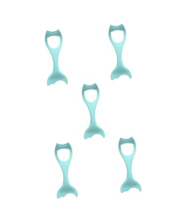 MAGICLULU 5pcs Mascara Brush Silicone Molds Eyeshadow Rat Mask Eyeliner Stencils Miss Multifunction