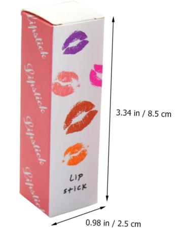 Buy Beatifufu 50pcs Lipstick Box Organizer | Kraft Paper Lip Balm & Lip Gloss Packaging Pink Tube Design | International Shipping Available - Buy Online on GoSupps.com