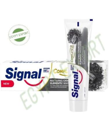 Complete 8 Charcoal Anti-Cavity Toothpaste - 2 Boxes (3.38 oz Each) | Effective Teeth Whitening & Fresh Breath | International Shipping Available - Buy Online on GoSupps.com