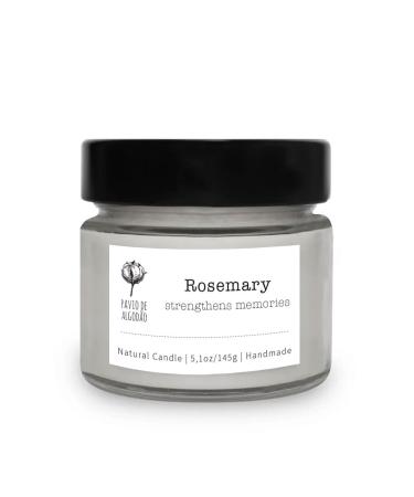 Natural Rosemary Aromatic Candle | 5 1oz