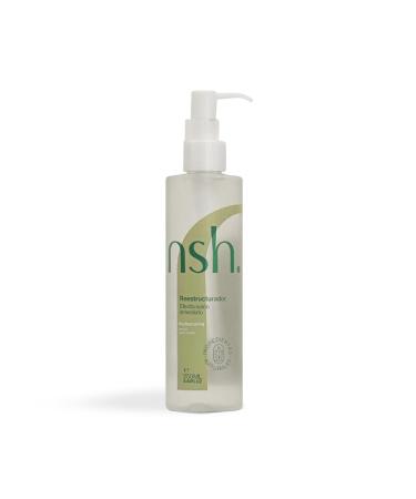 nsh. Natural Skin & Hair Nsh Salon Effect Restructurer with Coconut Oil Almonds Castor Argan & Vitamin E Professional Hair Treatment for Frizz Control & Shine 250ml