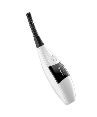 RIYAN Ladies Heated Eyelash Curler Electric Eyelash Curler Comb with Display 4 Temperature Levels Safe Rechargeable
