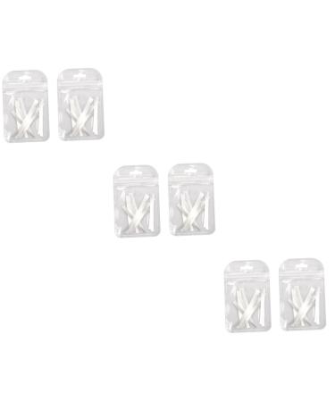 FRCOLOR Set of 3 Manicure Fibre Acrylic Nails Silk Fibres Manicure Tools Gel Kit for Nails Manicure Kits Nail Extension White