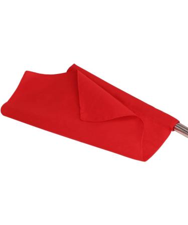 Referee Flags with Metal Pole Red Stainless Steel Hand Signal Flag Set for Soccer, Volleyball, Football | Track & Field Training & Competition Flags - Buy Online on GoSupps.com