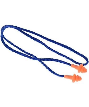 Dacvgog 100 Pairs Individually Wrapped Silicone Corded Ear Plugs Reusable Hearing Rubber Earplugs - Buy Online on GoSupps.com