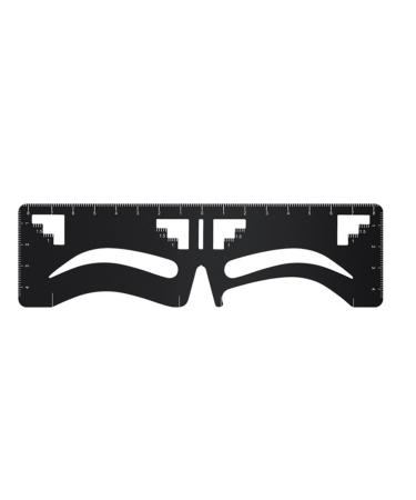 OHPHCALL eyebrow design eyebrow card Eyebrow Positioning Tool Eyebrow Shaper Metal eyebrow trimming