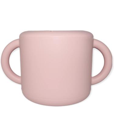 Silicone Snack Cup for Toddlers and Babies | Spill Proof & Collapsible | Unbreakable Food Container | Light Pink (1pc) - Buy Online on GoSupps.com
