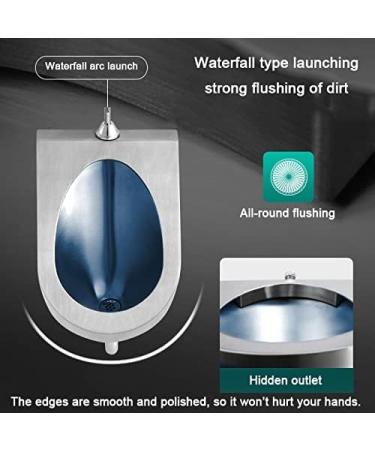 Wall-Mounted Stainless Steel Commercial Flushing urinals Men's Public Toilet Automatic Induction urinals Wall Drainage/Floor Drainage Used in Homes Hotels Schools and - Buy Online on GoSupps.com