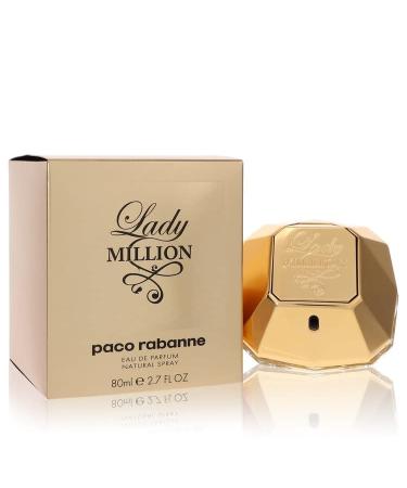 Lady Million by Paco Rabanne 2.7 oz Eau de Parfum Spray 2.7 Fl Oz (Pack of 1)