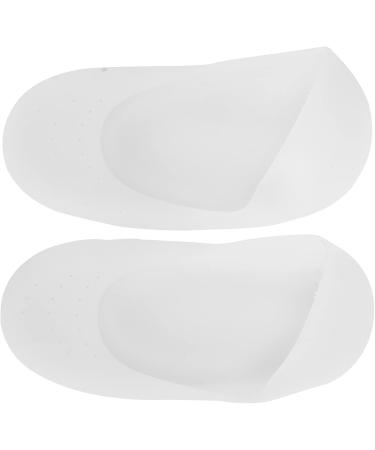 Silicone Gel Moisturizing Socks - Anti-Cracking Breathable Anti-Slip Foot Protector for Men & Women - L Size (White) - Buy Online on GoSupps.com