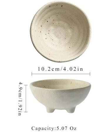 Fruit Bowl Snack Containers Soy Sauce Vintage Ceramic Appetizer Plate Bowl Mini Condiment Gate Soy Sauce Vegetable Vinegar Snack Salad (4.02 Inches) Breakfast Bowls (Color : C) (C) - Buy Online on GoSupps.com