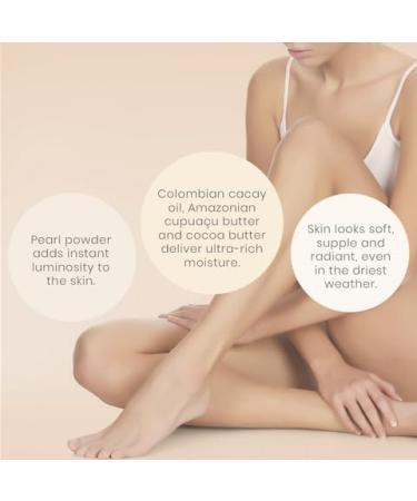 de la heart Cacay Whipped Body Butter 5 oz | Hydrating Body Cream with Cacay Oil for Deep Moisture | Rich Body Moisturizer for Smooth Soft & Glowing Skin | Nourishing Skincare for All Skin Types - Buy Online on GoSupps.com