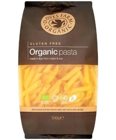 Doves Farm | Organic Maize/Rice Penne Pasta | 2 x 8 x 500g - Buy Online on GoSupps.com