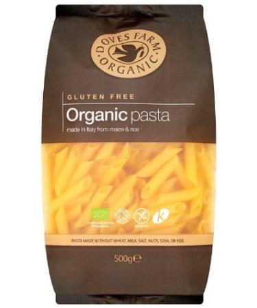 Doves Farm | Organic Maize/Rice Penne Pasta | 2 x 8 x 500g