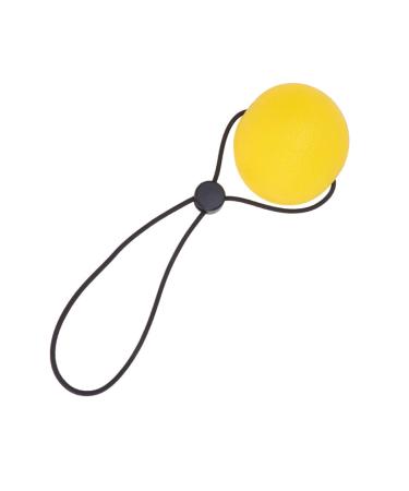 Gleavi Exercises Squeezeball Handmilling balls Hand-stronging ball toys fitness equipment Power balls train handle strengths ball anti-drop ball squeezing powerball handle ball 5.3cm yellow