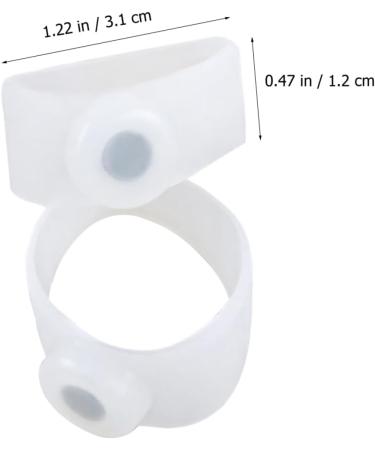 Shop Hemoton 20 Pairs Toe Ring Covers - Elastic Band Massage Rings for Acupoint Relief | Silicone Toe Tools in Travel Box - Buy Online on GoSupps.com